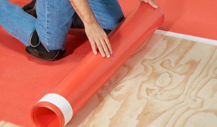 Install the Underlayment