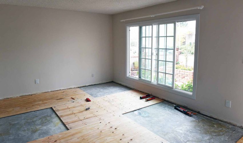 Prepare the Room and Subfloor
