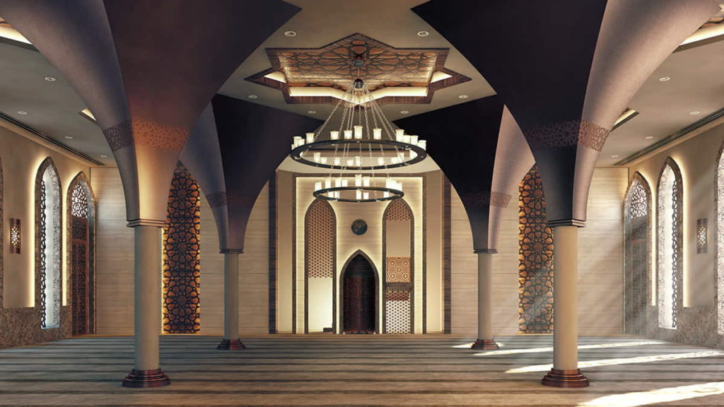 mosque interior flooring