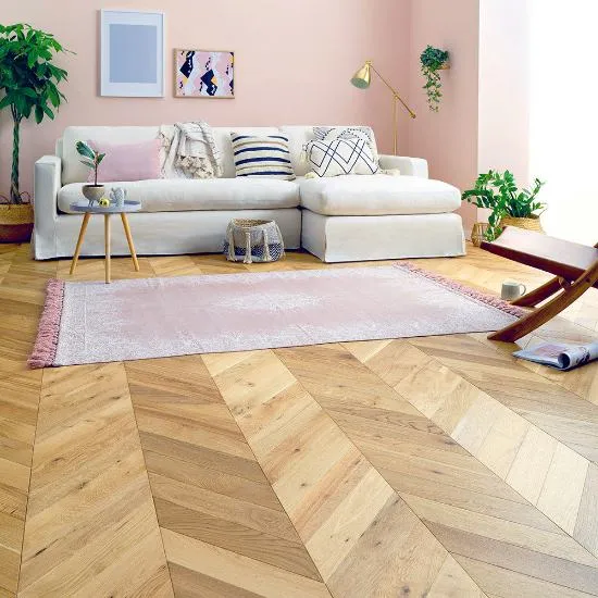 Close-up of detailed parquet craftsmanship
