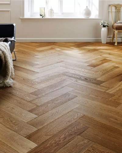 wooden parquet flooring