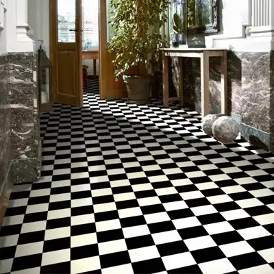 Ecostep-Black-White-Tile-Vinyl