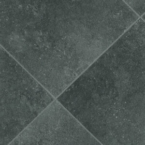 Black Modern Stone Effect Anti-Slip Vinyl Sheet