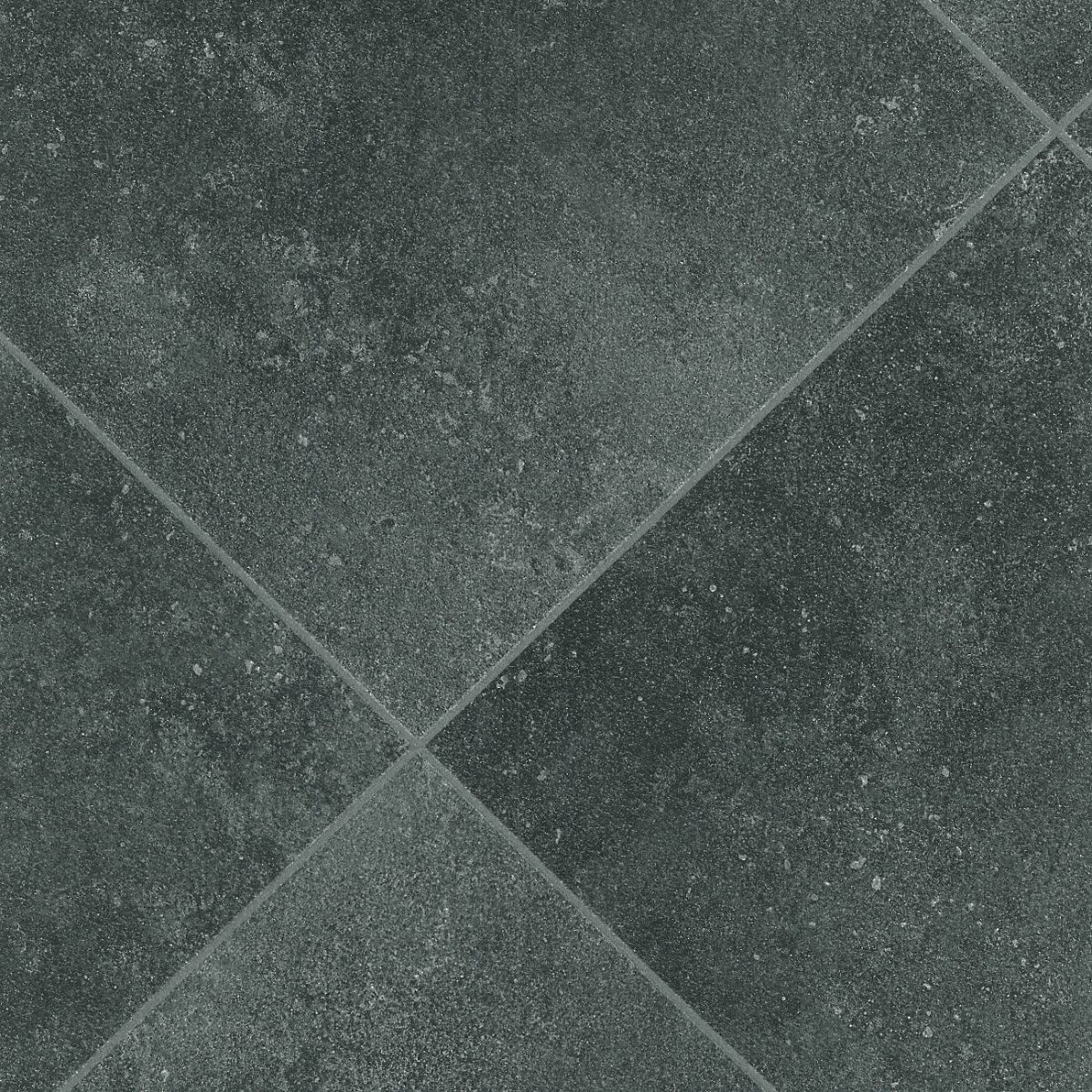 Black Modern Stone Effect Anti-Slip Vinyl Sheet