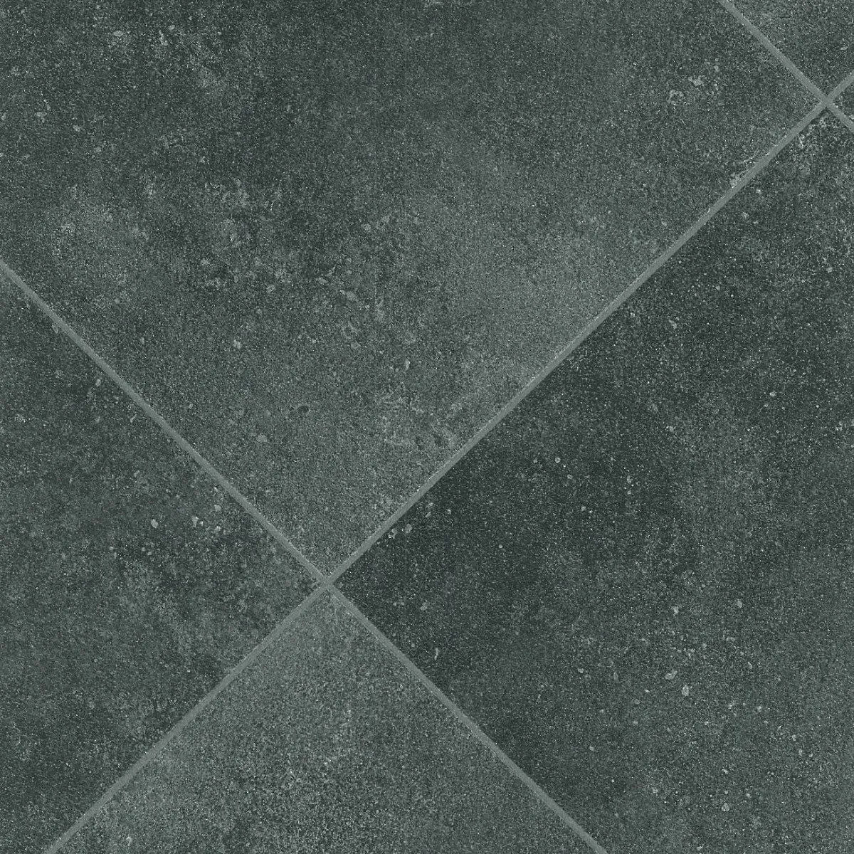 Black Modern Stone Effect Anti-Slip Vinyl Sheet