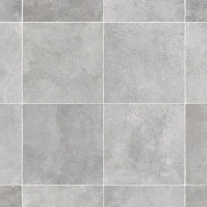 Grey Tile Effect Anti-Slip Vinyl Sheets
