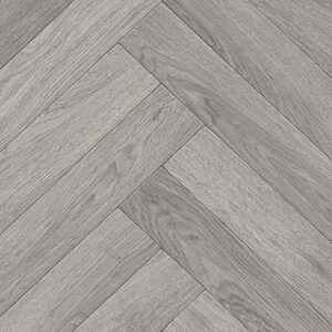 Herringbone Grey Wood Effect Vinyl Sheet