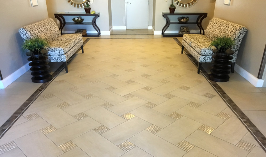 Patterned Floor Tiles