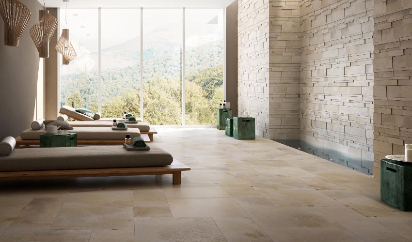 Stone Effect Floor Tiles