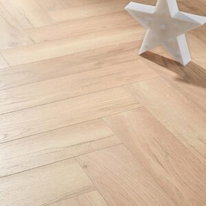 Elegant Oak Herringbone Floor