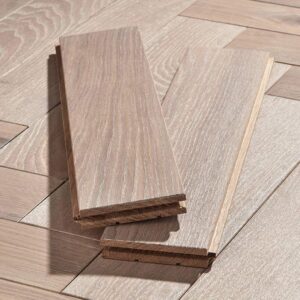 Frosted Oak Herringbone