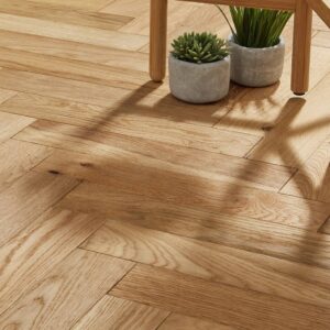 Oxford Herringbone Natural Oak Floor