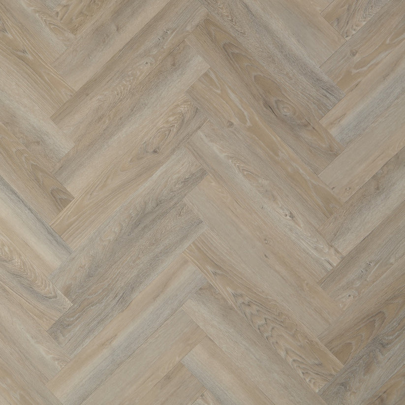 Herringbone Treated Birch SPC Click Vinyl Flooring
