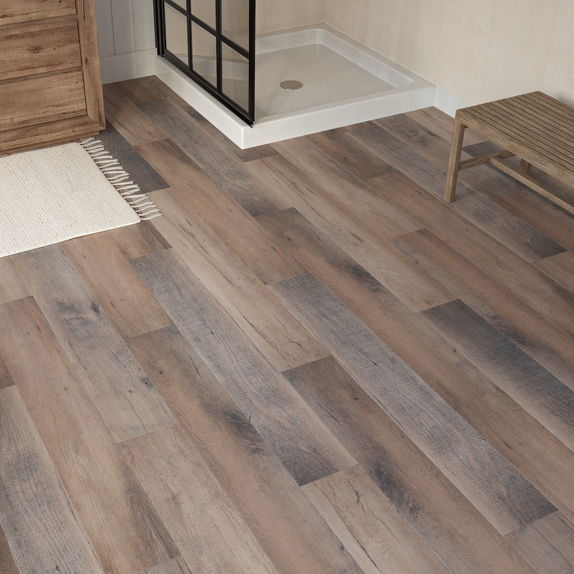 Lusso Pebble Oak SPC Click Vinyl Flooring