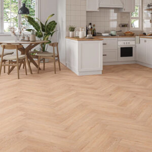Wentworth Oak Herringbone SPC Click Vinyl Flooring