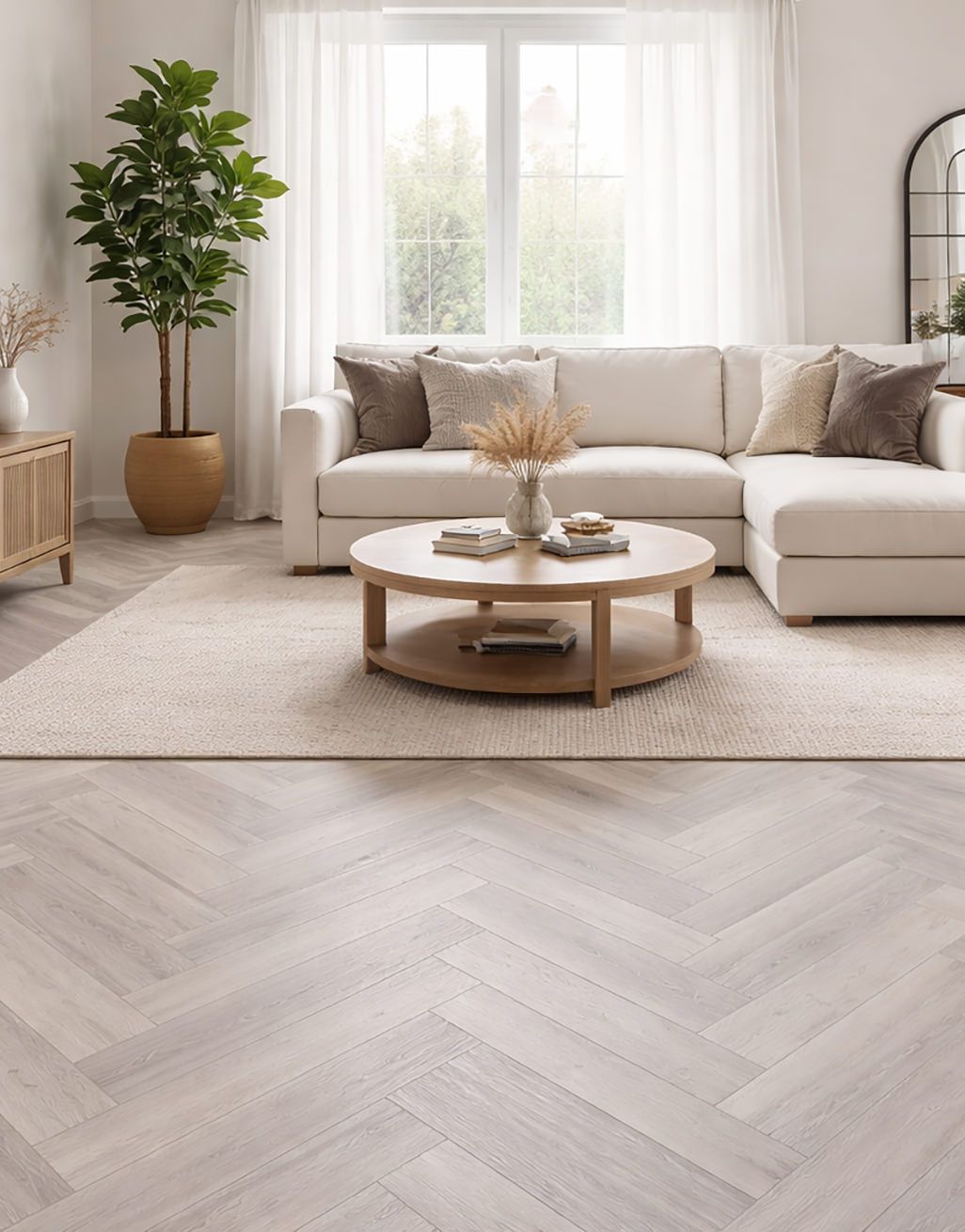 Frosted Oak Laminate Flooring