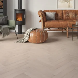 Light Ash Herringbone Flooring