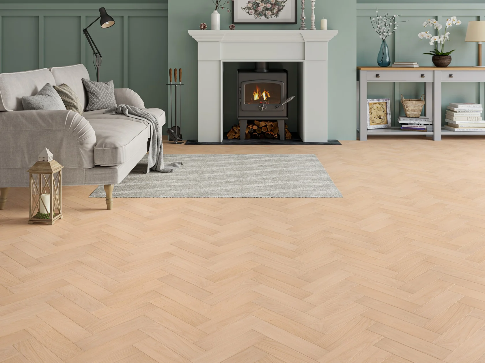 Pinaccles Herringbone Flooring