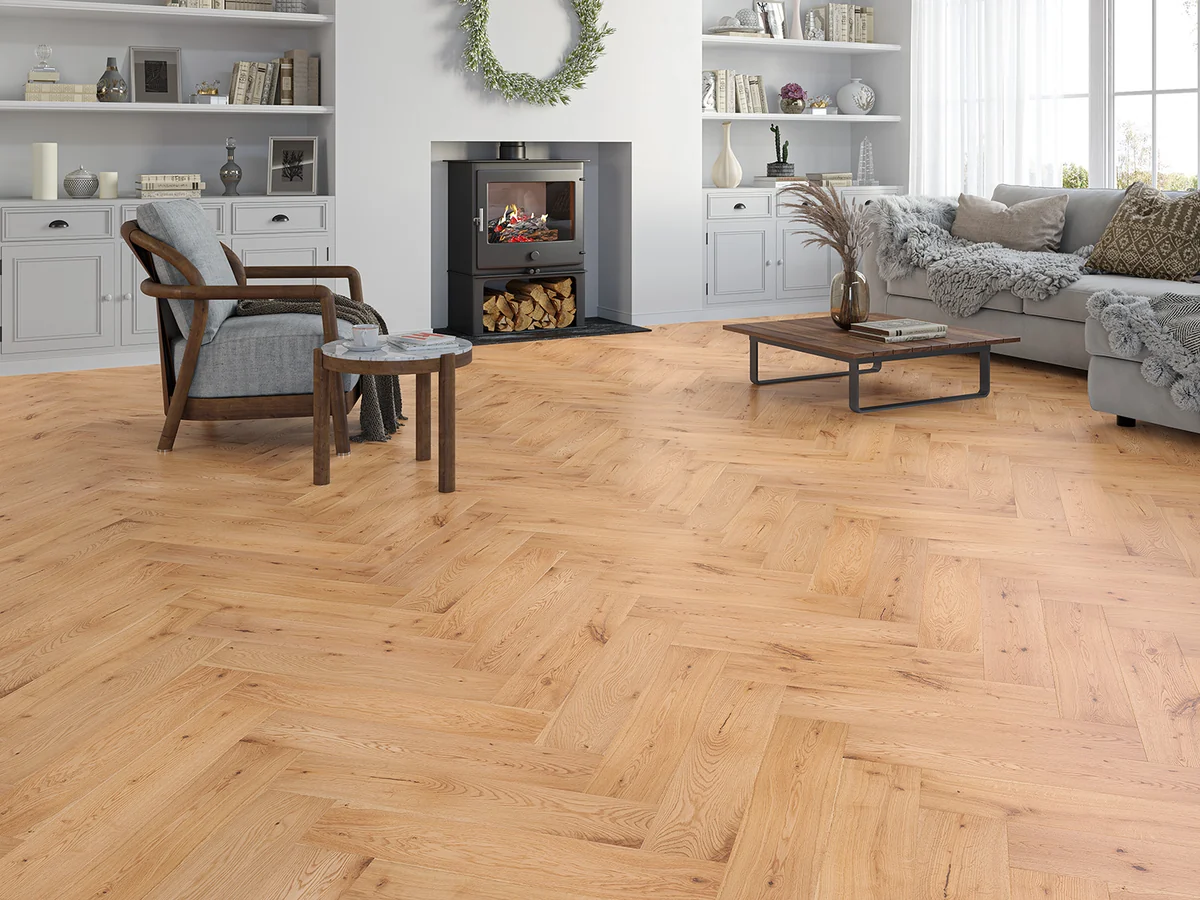 Rocky Herringbone Flooring