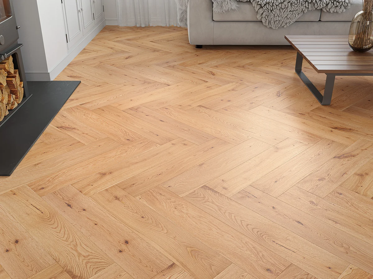 Rocky Herringbone Flooring