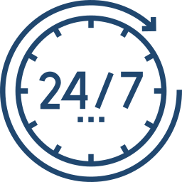 24-7 availability