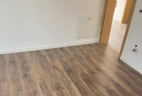 Laminate wood flooring