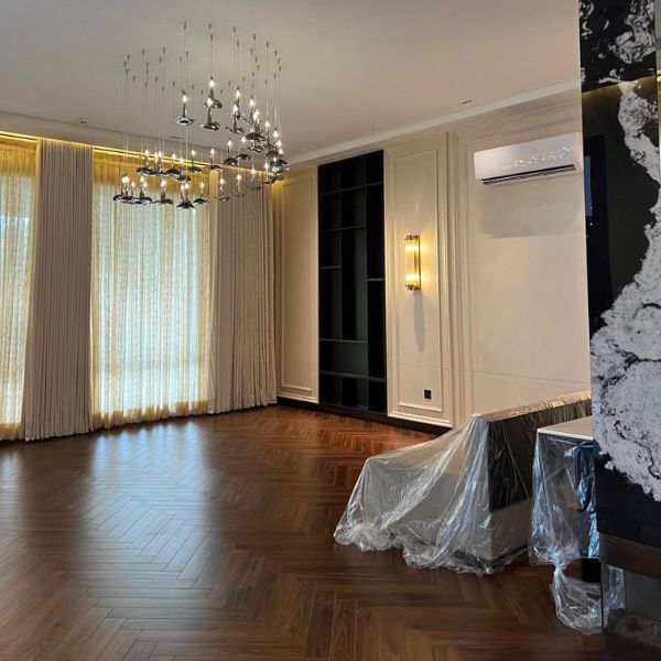 Parquet wooden flooring